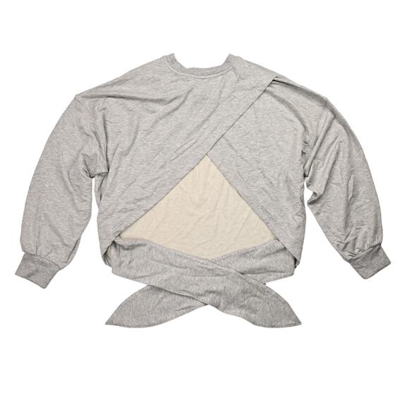 Athleta Yoga Tie Back Sweatshirt, 1X - Picture 4 of 6